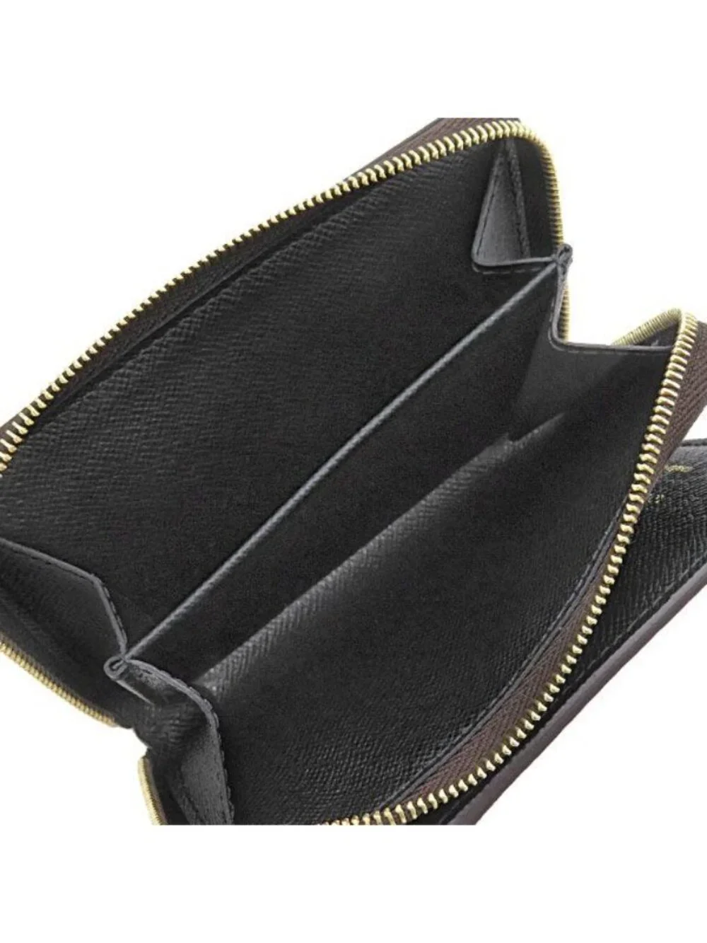 Louis Vuitton Bifold Wallet Portefeuille Lou Monogram Canvas Reverse Gold Brown